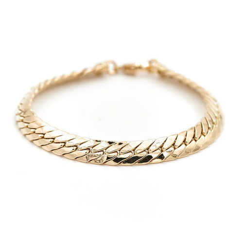 Bracelet Bracelet Maille anglaise Or jaune 58 Facettes 1819821CN