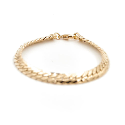 Bracelet Bracelet Maille anglaise Or jaune 58 Facettes 1819821CN