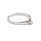 Bague 54 Bague solitaire en or blanc 18 carats sertie d’un diamant 58 Facettes 1820055CN