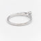Bague 54 Bague solitaire en or blanc 18 carats sertie d’un diamant 58 Facettes 1820055CN