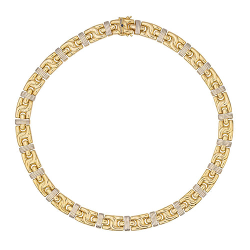 Collier Caplain Collier  Or jaune Saphir 58 Facettes 1833672CN