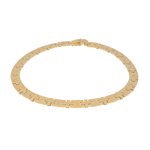 Collier Caplain Collier  Or jaune Saphir 58 Facettes 1833672CN