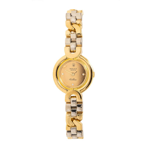 Montre Rolex Montre Cellini Or jaune, Or blanc 58 Facettes 1833690CN