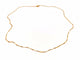 Collier Collier maille gourmette alternée en or jaune 18 carats 58 Facettes 1835738CN