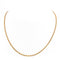 Collier Collier maille forçat en or blanc 18 carats 58 Facettes 1835786CN