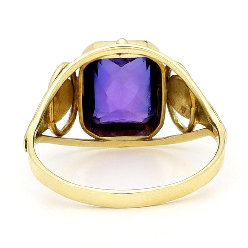 Bague 58 Bague en or jaune 14k avec améthyste 2,90 ct 58 Facettes 046DE1F92BEF443880994BB6431B1018
