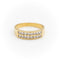 Bague 60 Bague en or jaune 18 carats pavée de diamants 58 Facettes 1850853CN