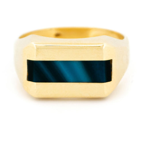 Bague 62 Bague d’incrustation en agate en or 14k 58 Facettes C04DACEE9B784B0EAB7A5782131EE06E
