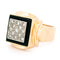 Bague 56 Bague chevalière vintage en or jaune 14k avec diamants et onyx 58 Facettes BC82966C7D91480085CBF6C6C5A7C2E6