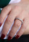 Bague 55.5 Alliance américaine - Bague en or blanc 18 carats et diamants 58 Facettes 1856174CN