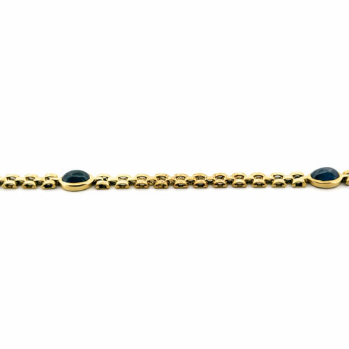 Bracelet Bracelet station en or 14k avec saphirs 58 Facettes 3CF6634A87064D14B744438D1A4F1F72