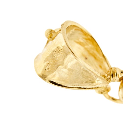 Pendentif Pendentif croix en or jaune 18 carats et topazes 58 Facettes 1885