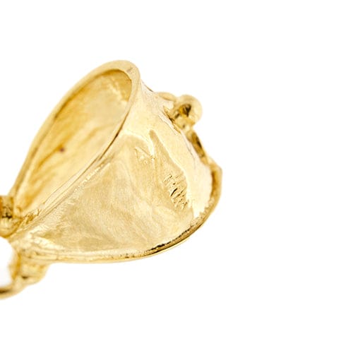Pendentif Pendentif croix en or jaune 18 carats et topazes 58 Facettes 1885