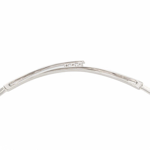 Collier Collier Trilogie Or blanc Diamant 58 Facettes 1887741CN