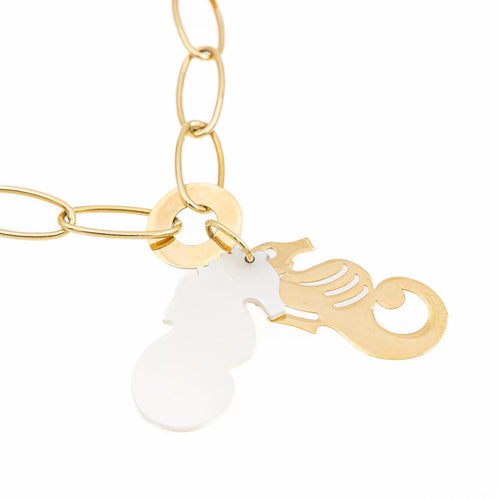 Bracelet Bracelet Breloques Or jaune Nacre 58 Facettes 1888323CN