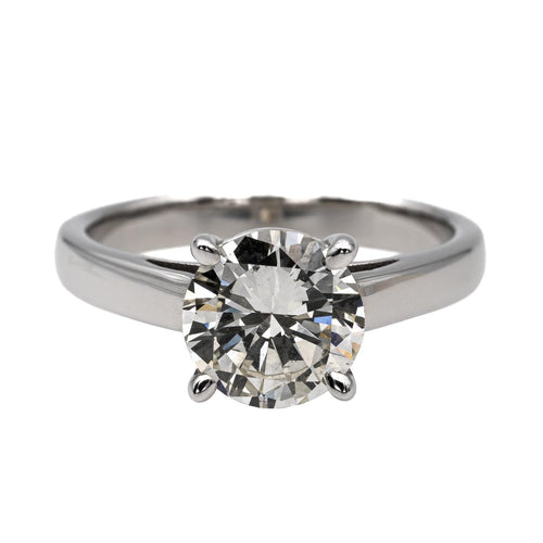 Bague 51 Bague Solitaire Or blanc Diamant 58 Facettes 1907846CN