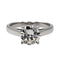Bague 51 Bague Solitaire Or blanc Diamant 58 Facettes 1907846CN