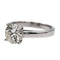 Bague 51 Bague Solitaire Or blanc Diamant 58 Facettes 1907846CN