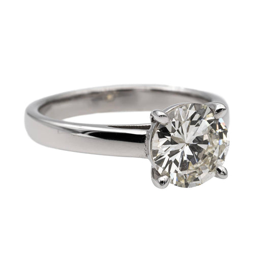 Bague 51 Bague Solitaire Or blanc Diamant 58 Facettes 1907846CN