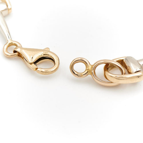 Bracelet Bracelet en or jaune et blanc 18 carats 58 Facettes 1907888CN