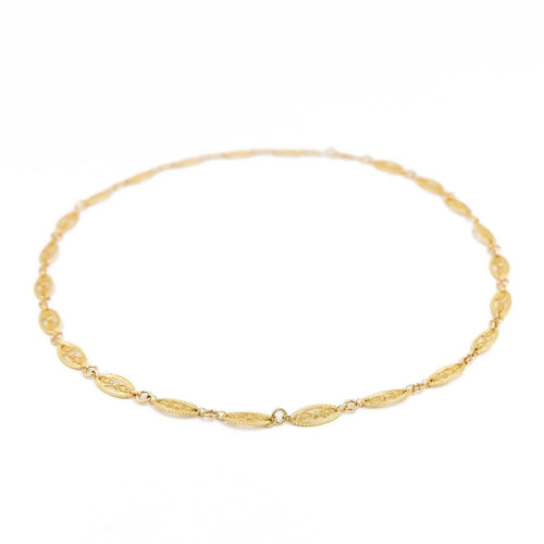 Collier Collier Maille filigrane Or jaune 58 Facettes 1907918CN