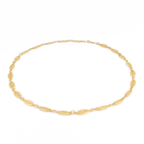 Collier Collier Maille filigrane Or jaune 58 Facettes 1907918CN