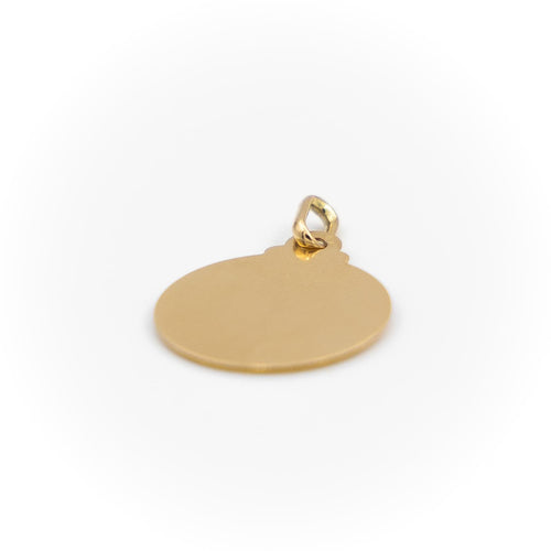 Pendentif Pendentif médaille Saint Christophe en or jaune 18 carats 58 Facettes 1913095CN