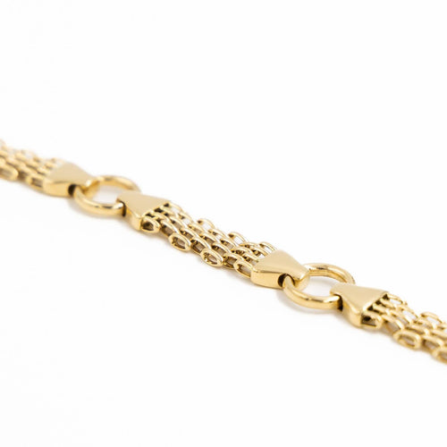 Bracelet Bracelet en or jaune 18 carats à anneaux 58 Facettes 1917638CN