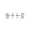 Boucles d'oreilles Boucles d'oreilles Puces Or blanc Diamant 58 Facettes 1931129CN
