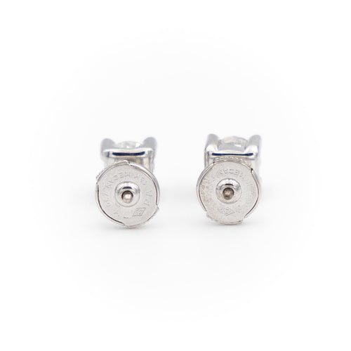 Boucles d'oreilles Boucles d'oreilles Puces Or blanc Diamant 58 Facettes 1931129CN