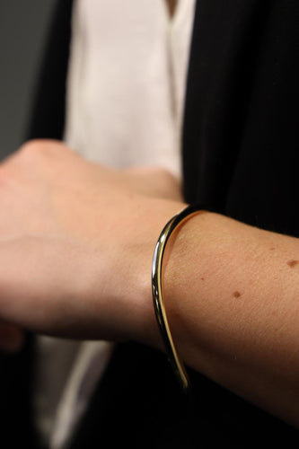 Bracelet Bracelet jonc rigide en or jaune 18 carats 58 Facettes 1931134CN