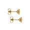 Boucles d'oreilles Boucles d’oreilles point lumière en or jaune 18 carats et diamants 0,76 ct 58 Facettes 19444