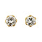 Boucles d'oreilles Boucles d’oreilles point lumière en or jaune 18 carats et diamants 0,76 ct 58 Facettes 19444