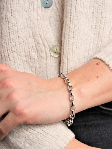 Bracelet Bracelet Gourmette Or blanc 58 Facettes 1949691CN