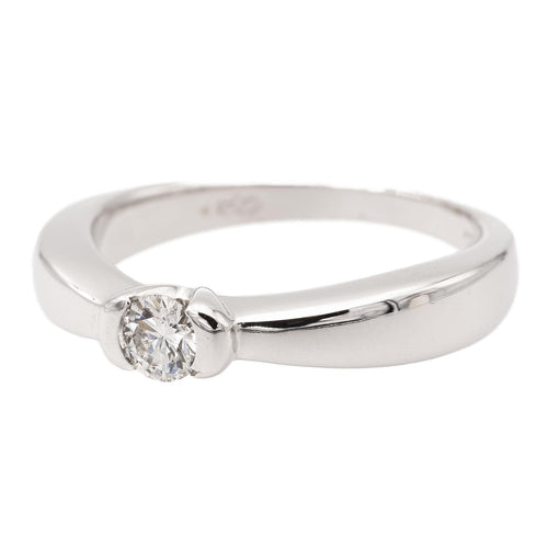 Bague 54 Balmain Bague Solitaire  Or blanc Diamant 58 Facettes 1950052CN