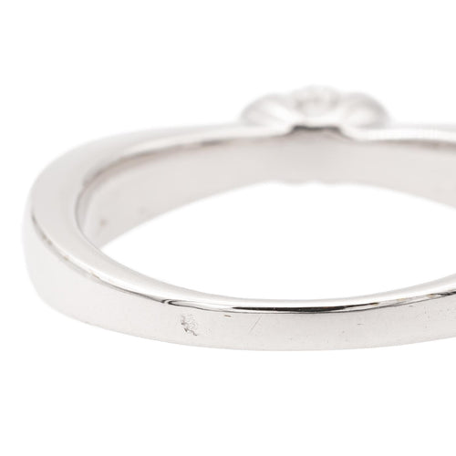 Bague 53 Balmain - Bague solitaire en or blanc 18 carats et diamant 58 Facettes 1950052CN