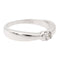 Bague 53 Balmain - Bague solitaire en or blanc 18 carats et diamant 58 Facettes 1950052CN