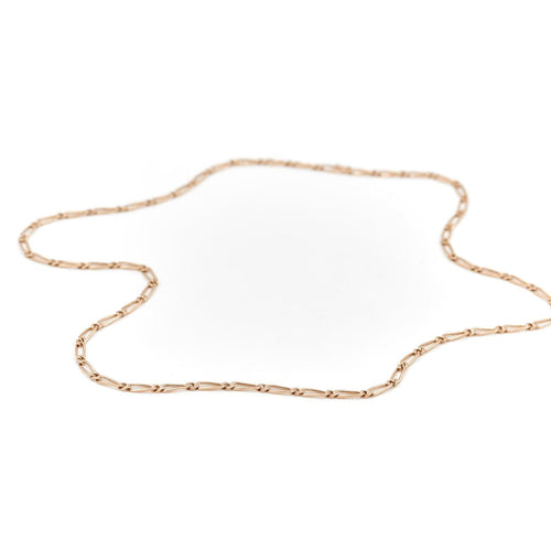 Collier Collier maille Figaro 1x1 en or jaune 18 carats 58 Facettes 1962883CN