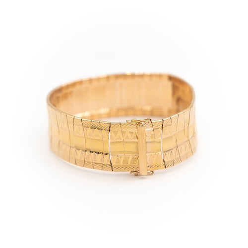 Bracelet Bracelet Manchette Or jaune 58 Facettes 1962897CN