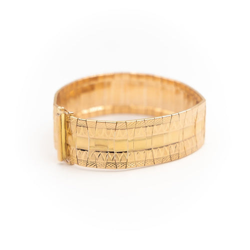Bracelet Bracelet Manchette Or jaune 58 Facettes 1962897CN