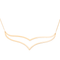 Collier Ginette NY Wise - Collier en or rose 18 carats motif ailes 58 Facettes 1964453CN