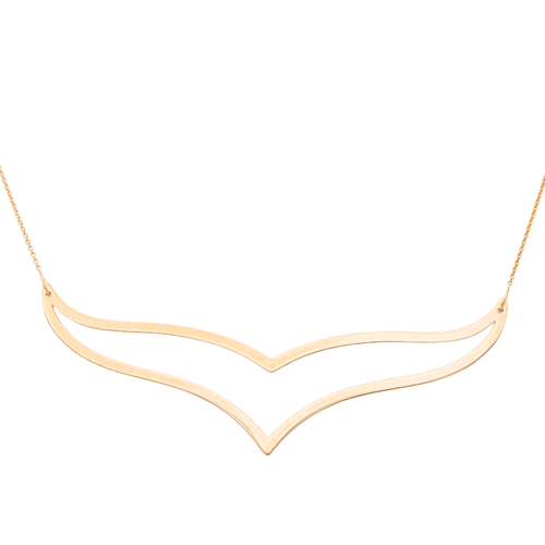 Collier Ginette NY Wise - Collier en or rose 18 carats 58 Facettes 1964475CN