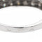 Bague 54 Bague en or blanc 18 carats pavée de diamants 58 Facettes 1969291CN