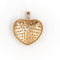 Pendentif Pendentif cœur en or jaune 18 carats et or blanc avec diamants 58 Facettes 1969296CN