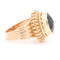 Bague 53 Bague vintage en or jaune 18 carats et grenat taille briolette 58 Facettes 1969314CN