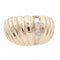 Bague 51 Bague en or jaune 18 carats et diamants 0,42 ct 58 Facettes 1980541CN