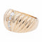 Bague 51 Bague en or jaune 18 carats et diamants 0,42 ct 58 Facettes 1980541CN