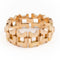 Bracelet Bracelet Tank en or rose 18 carats 58 Facettes 1984296CN
