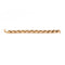 Bracelet Bracelet Tank en or rose 18 carats 58 Facettes 1984296CN