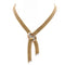 Collier Collier négligé en or jaune et platine serti de diamants 58 Facettes 1986222CN